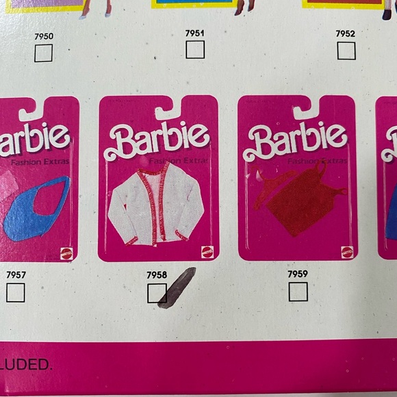 Vintage 1986 Estate Barbie Special Value Gift Pack Clothes & Purse Set 4716 - Picture 4 of 11